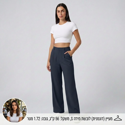 מכנסי נוחות מחמיאים עם מותן גבוה - צבעים חדשים