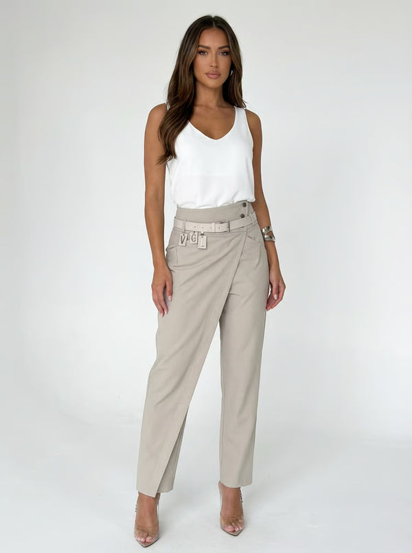 מכנסיים בעיצוב אריאנה סטייל - חגורה במתנה