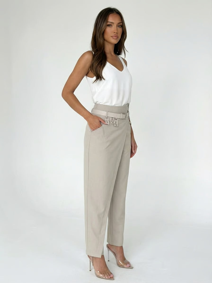 מכנסיים בעיצוב אריאנה סטייל - חגורה במתנה