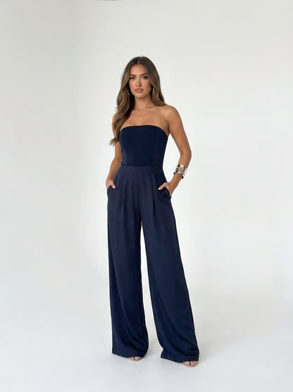 אוברול ערב מחטב לנשים – מראה יוקרתי ללא מאמץ