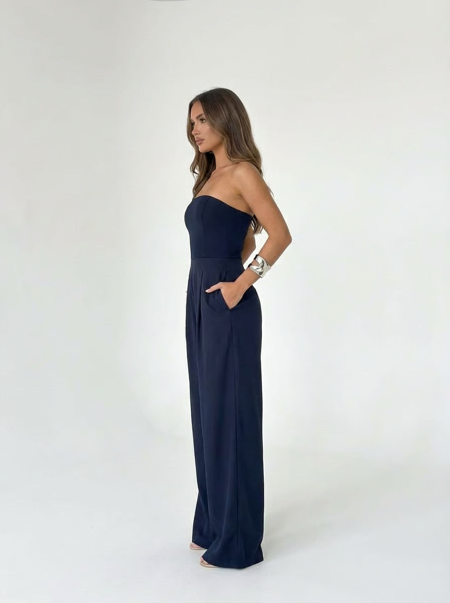 אוברול ערב מחטב לנשים – מראה יוקרתי ללא מאמץ