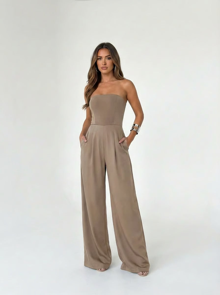 אוברול ערב מחטב לנשים – מראה יוקרתי ללא מאמץ