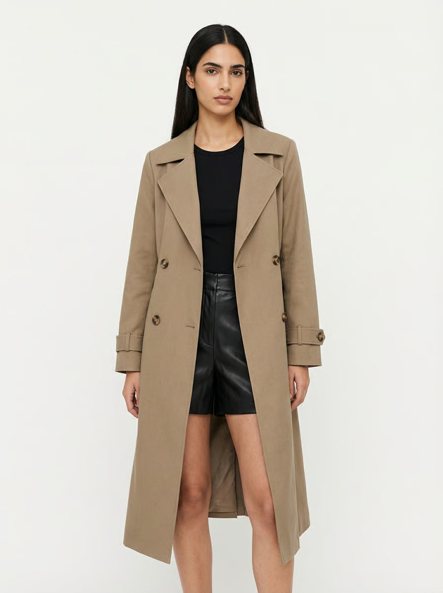 מעיל טרנץ׳ אופנתי מבית אריאנה סטייל