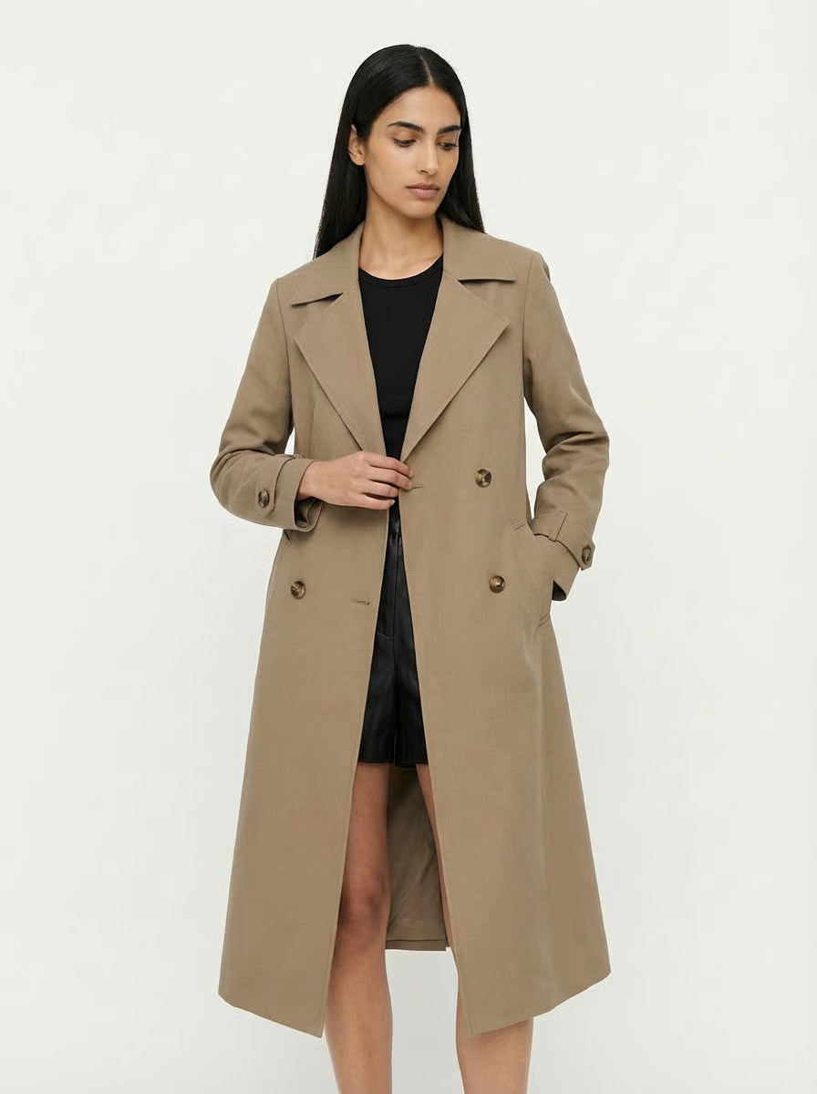 מעיל טרנץ׳ אופנתי מבית אריאנה סטייל